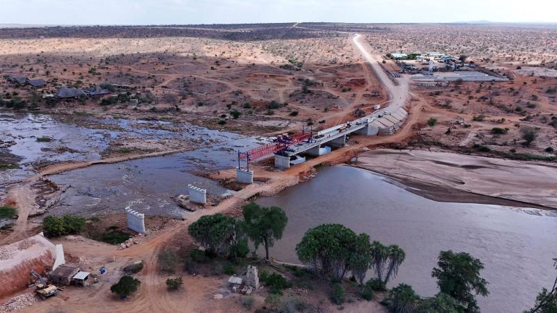 File image of the Galana-Kulalu Bridge