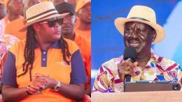 File image of EALA MP Winnie Odinga and her father, the late former Prime Minister Raila Odinga