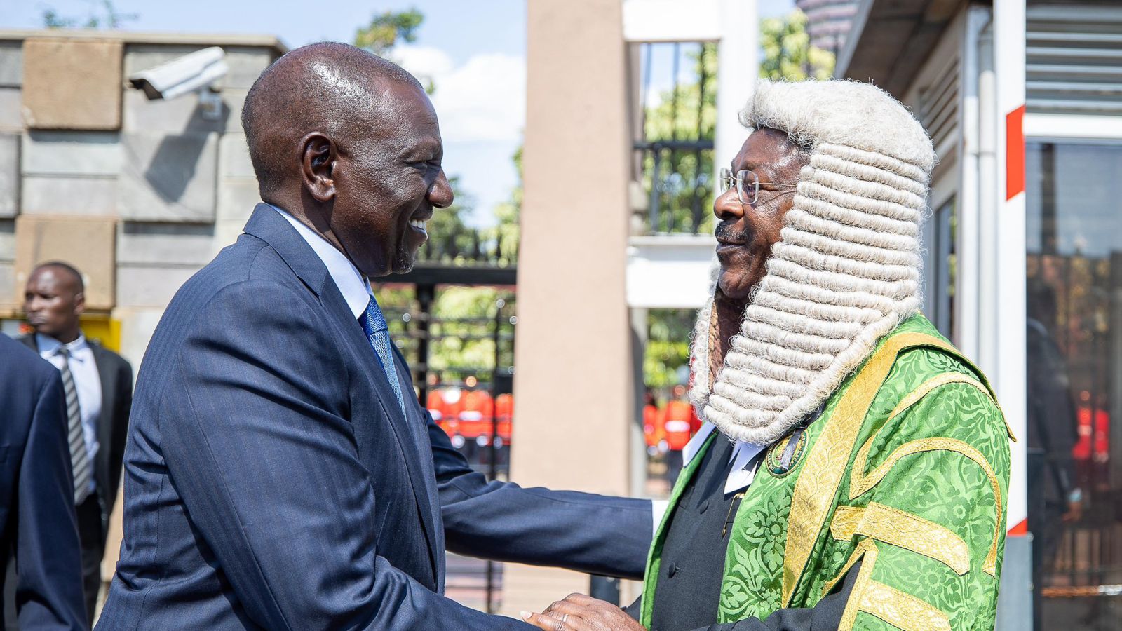 File image of President William Ruto and National Assembly Speaker Moses Wetang'ula