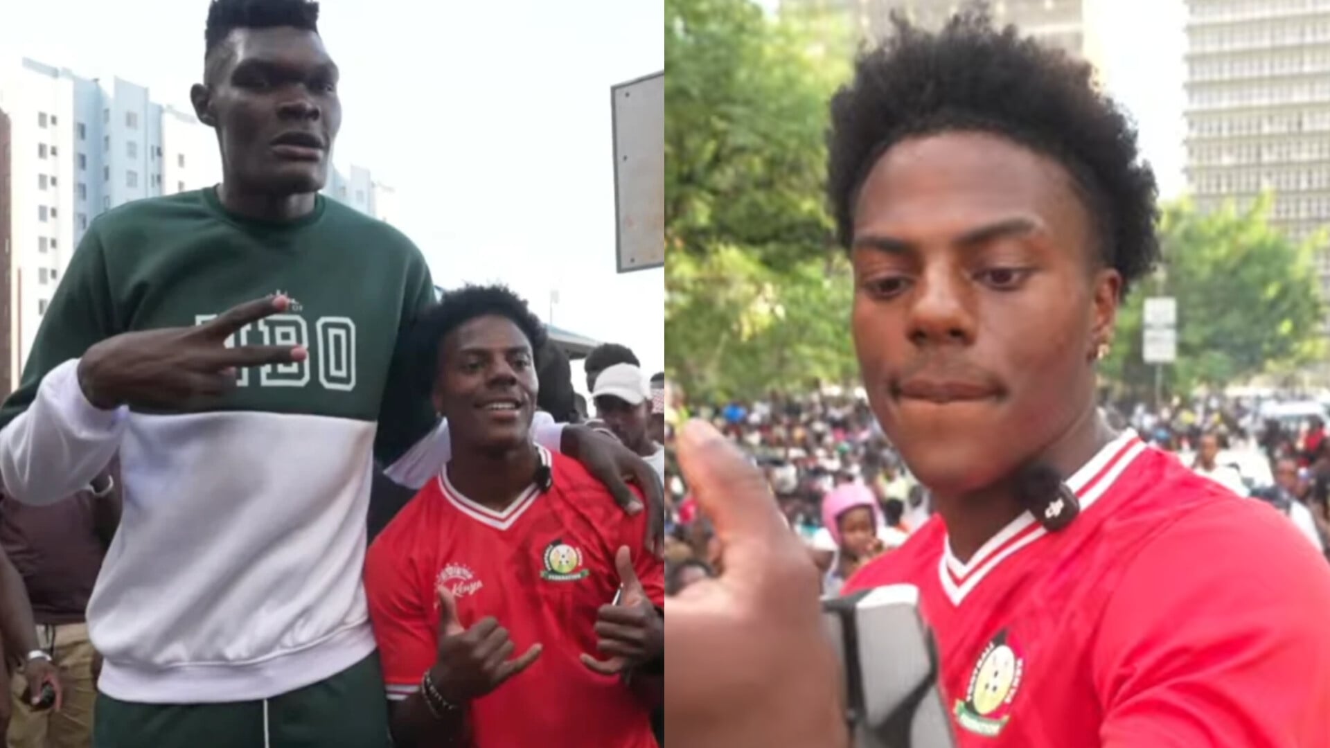 File image of IShowSpeed during his Nairobi tour