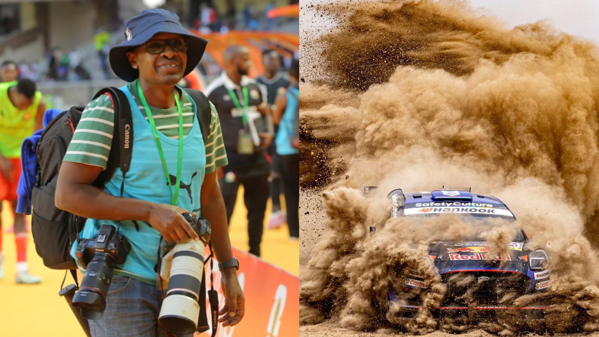 File image of Mwangi Kirubi and the award-winning image