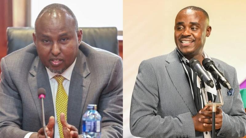 File image of Suna East MP Junet Mohamed and DCP Deputy Leader Cleophas Malala