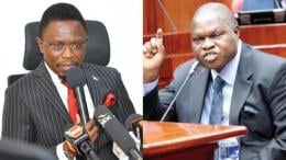 File image of Ababu Namwamba and Joash Maangi