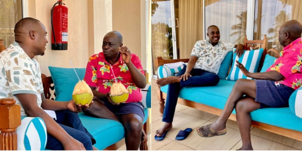 File image of DCP leaders Rigathi Gachagua and Cleophas Malala.