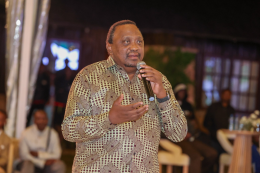 File image of Uhuru Kenyatta.