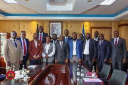 File image of PS Raymond Omollo and KEPSA members.