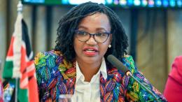 File image of State Department for Diaspora Affairs Principal Secretary Roseline Njogu