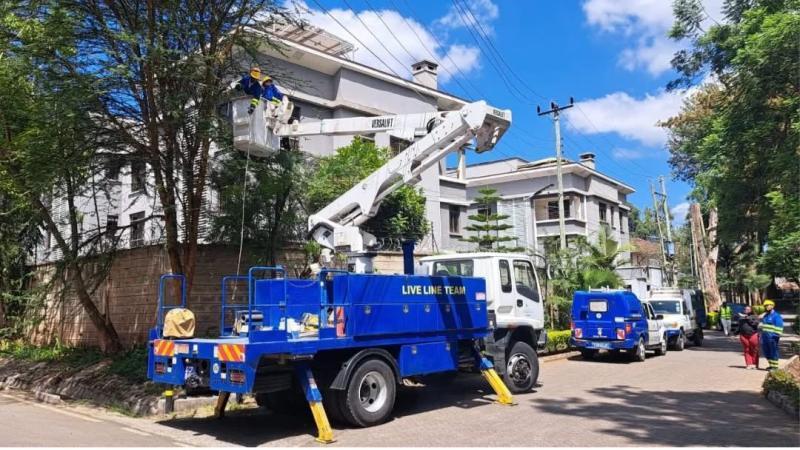 File image of a Kenya Power truck