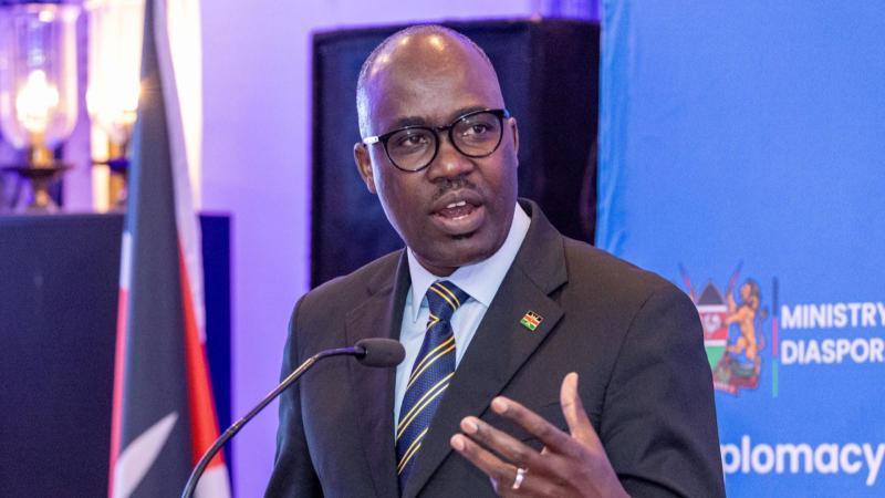 File image of Foreign Affairs Principal Secretary Korir Sing'Oei