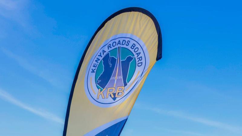 File image of a Kenya Roads Board (KRB) banner