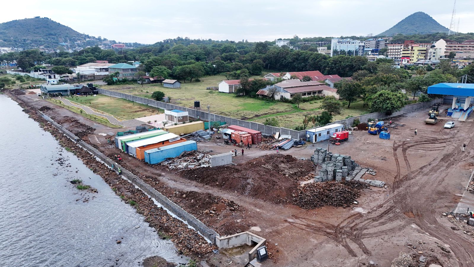 File image of the Homa Bay Pier