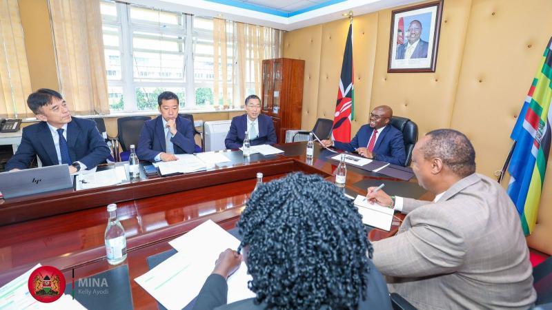 File image of the Ministry of Interior and Japan International Cooperation Agency meeting