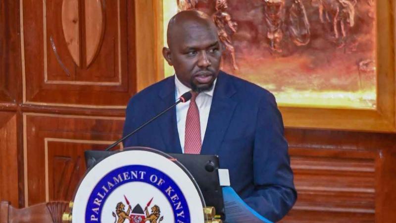 File image of Interior Cabinet Secretary Kipchumba Murkomen