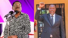 File image of Siaya Governor James Orengo and Richard Odhiambo