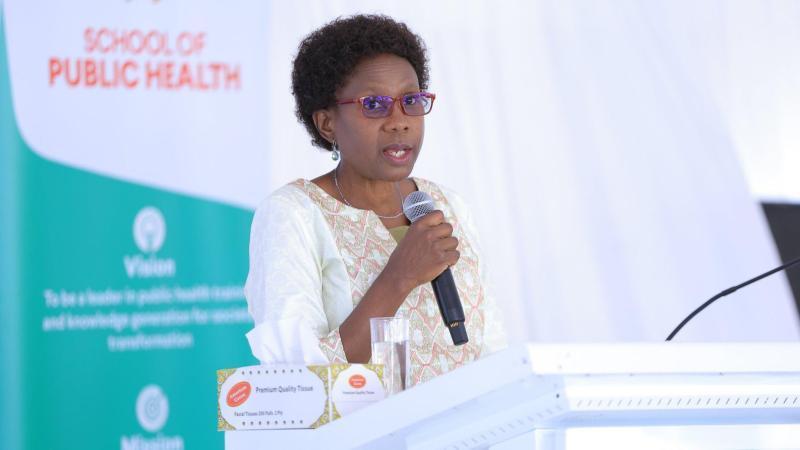 File image of Uganda Minister of Health Jane Ruth Aceng