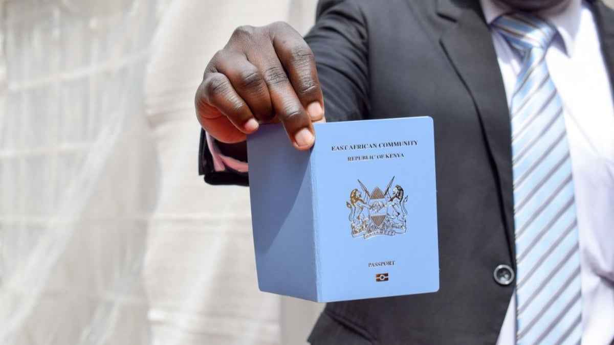 File image of the Kenyan passport