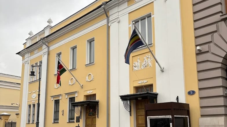 File image of the Kenyan Embassy in Moscow