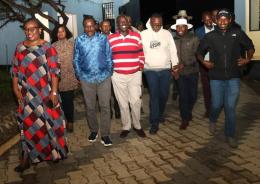 File image of opposition leaders at Ex-Meru Governor Kawira Mwangaza's home.