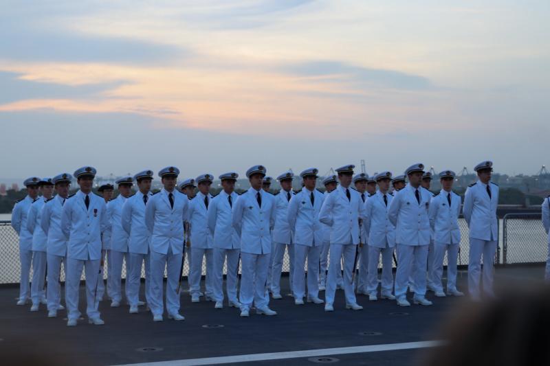 File image of French Naval Officers in Mombasa.
