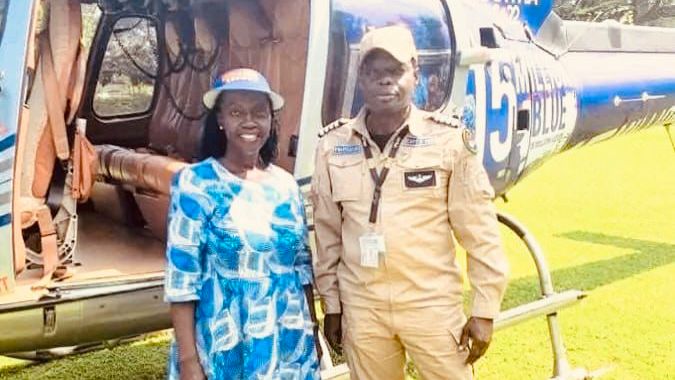 File image of Martha Karua and George Were