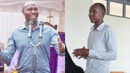 File image of Manyatta MP Gitonga Mukunji and the victim Eric Cheruiyot