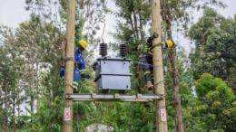File image of Kenya Power technicians