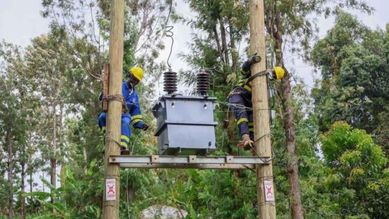 File image of Kenya Power technicians