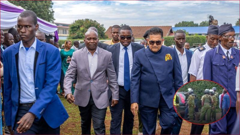 Some members of the United Opposition were blocked from an event graced by Deputy President Kithure Kindiki.