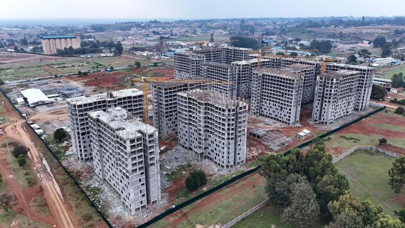 File image of the Eldoret Railway City Affordable Housing Project