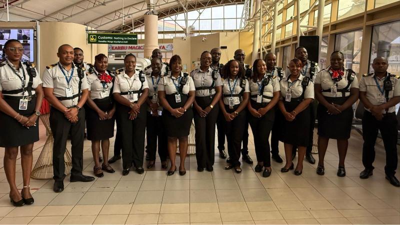 File image of KRA staff wearing body-worn cameras