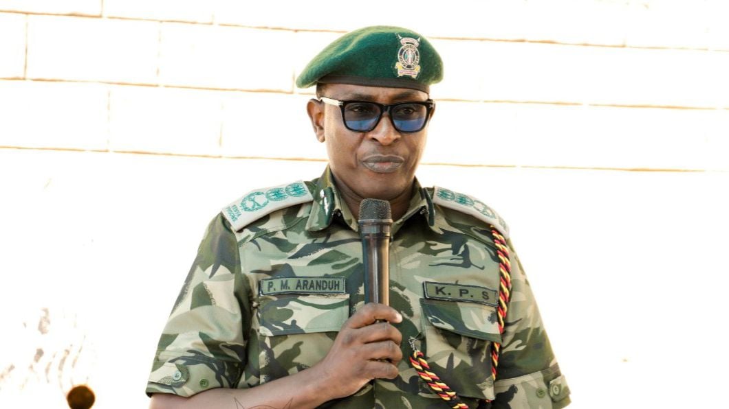 File image of Commissioner General of Prisons Patrick Mwiti Aranduh