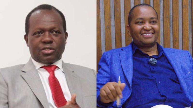 File image of Raphael Tuju and Irungu Nyakera