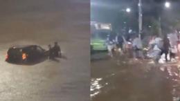 File image of floods in Nairobi