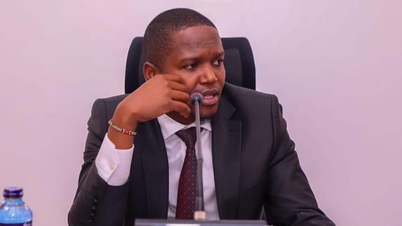 File image of Senate Standing Committee on Information, Communication and Technology Chairperson Allan Chesang
