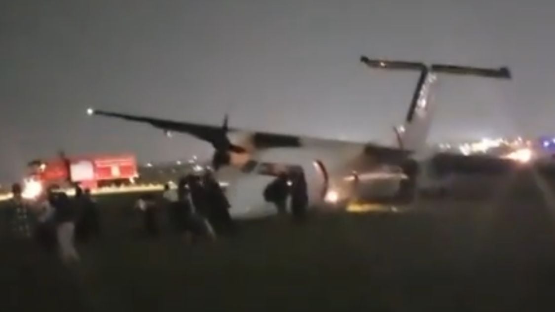 File image of the passenger plane that crash-landed at the Wilson Airport