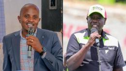 File image of Mathira MP Eric Wamumbi and former Deputy President Rigathi Gachagua