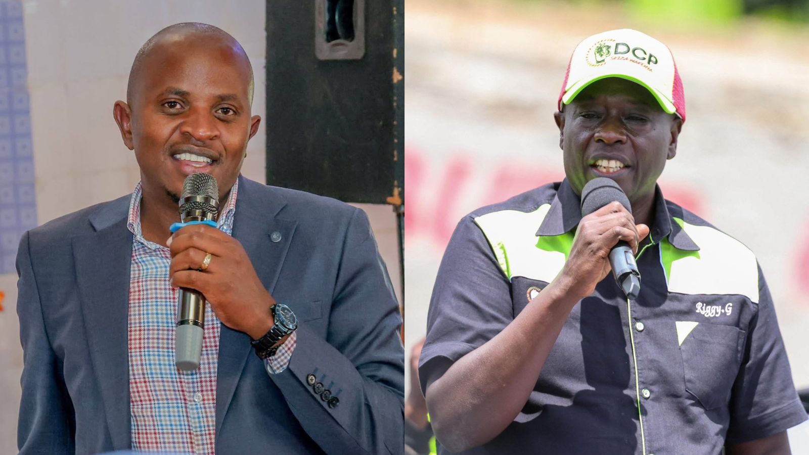 File image of Mathira MP Eric Wamumbi and former Deputy President Rigathi Gachagua