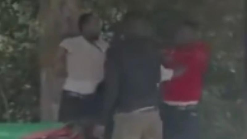 File image of Mediamax journalist George Njoroge, during an attack by Senator Allan Chesang's aide, Joram Wataka