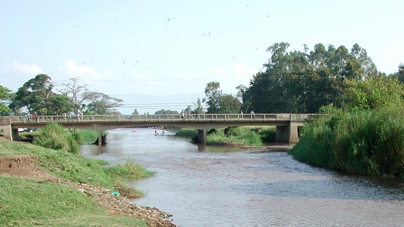 File image of a section of Nyando River