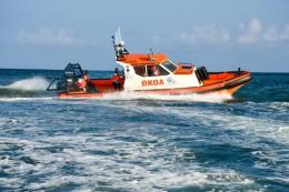 File image of a Kenya Maritime boat in the Indian Ocean.