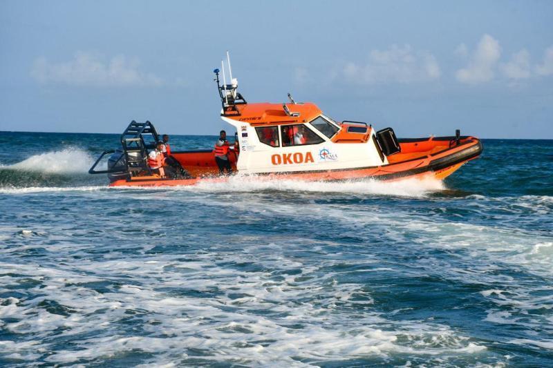 File image of a Kenya Maritime boat in the Indian Ocean.