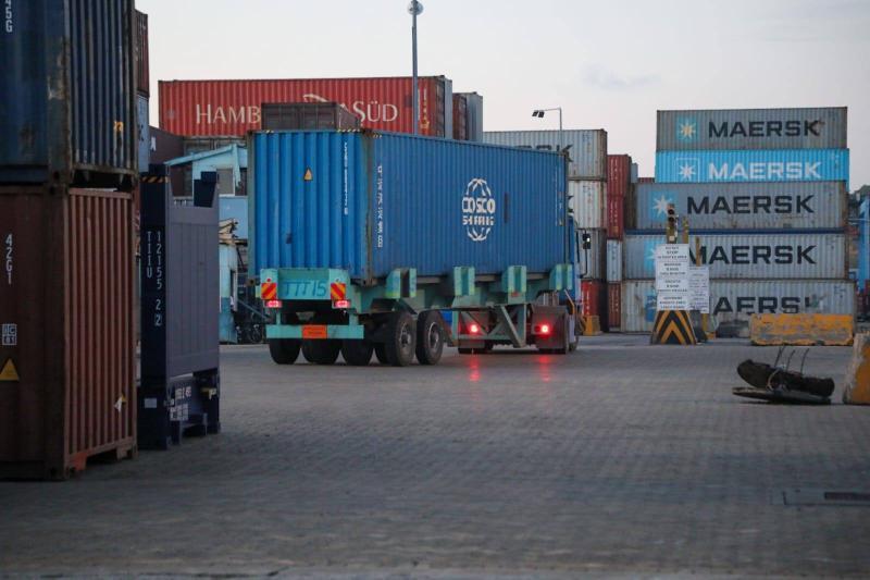 File image of a truck at the port of Mombasa.