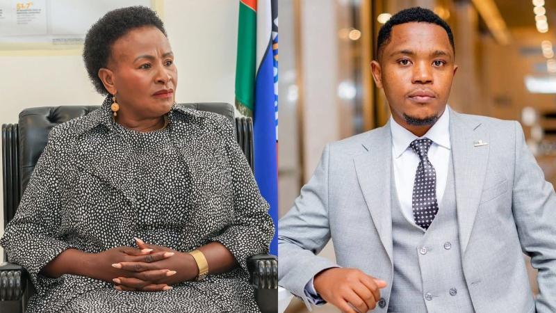 File image of Machakos Governor Wavinya Ndeti and comedian Sammy Kioko
