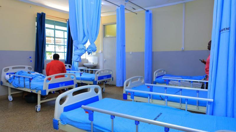 File image of a ward at Kisii Teaching and Referral Hospital