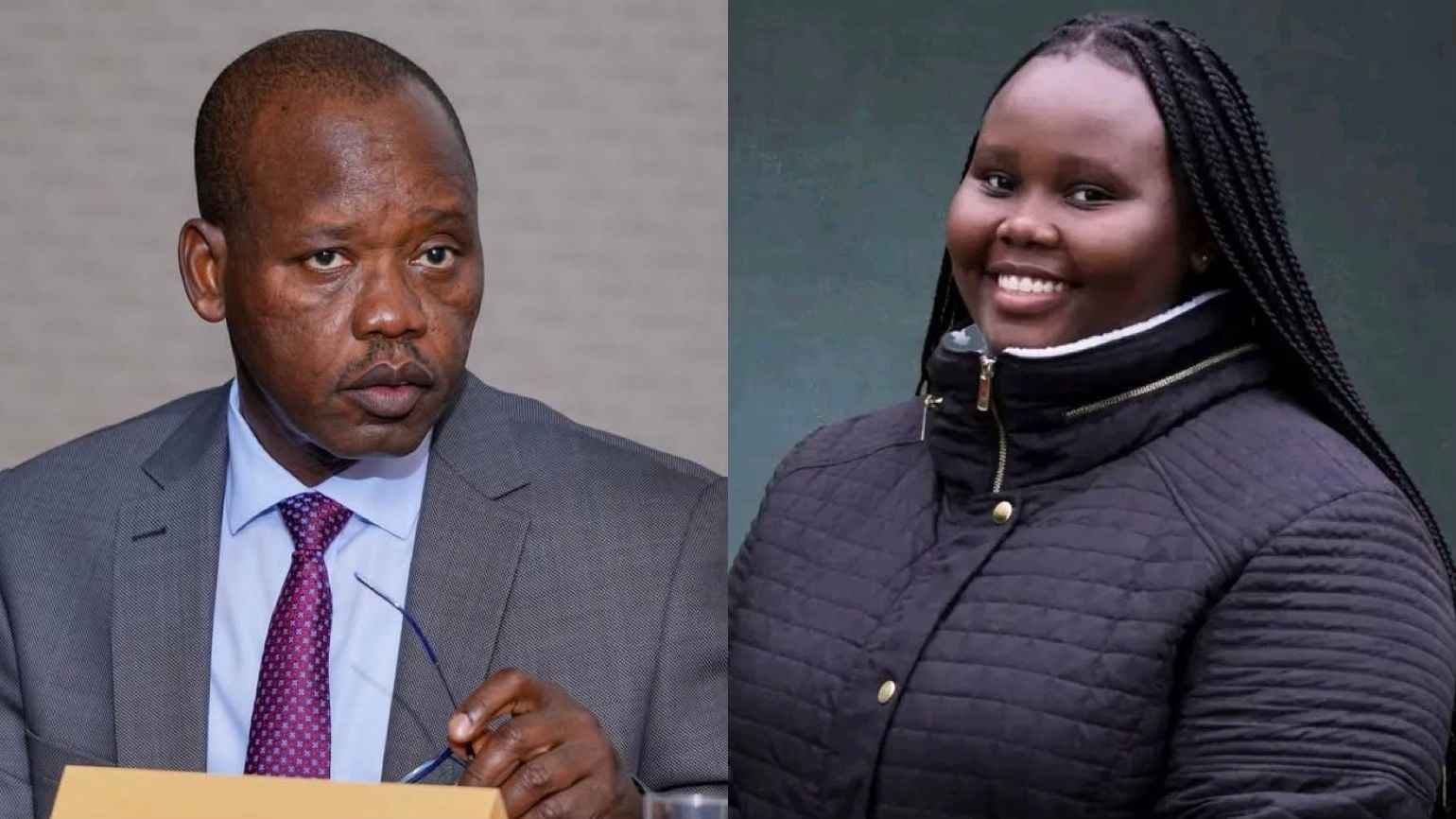 File image of Kenya Ports Authority Managing Director William Ruto and his late daughter Mitchell Jelimo Kemboi