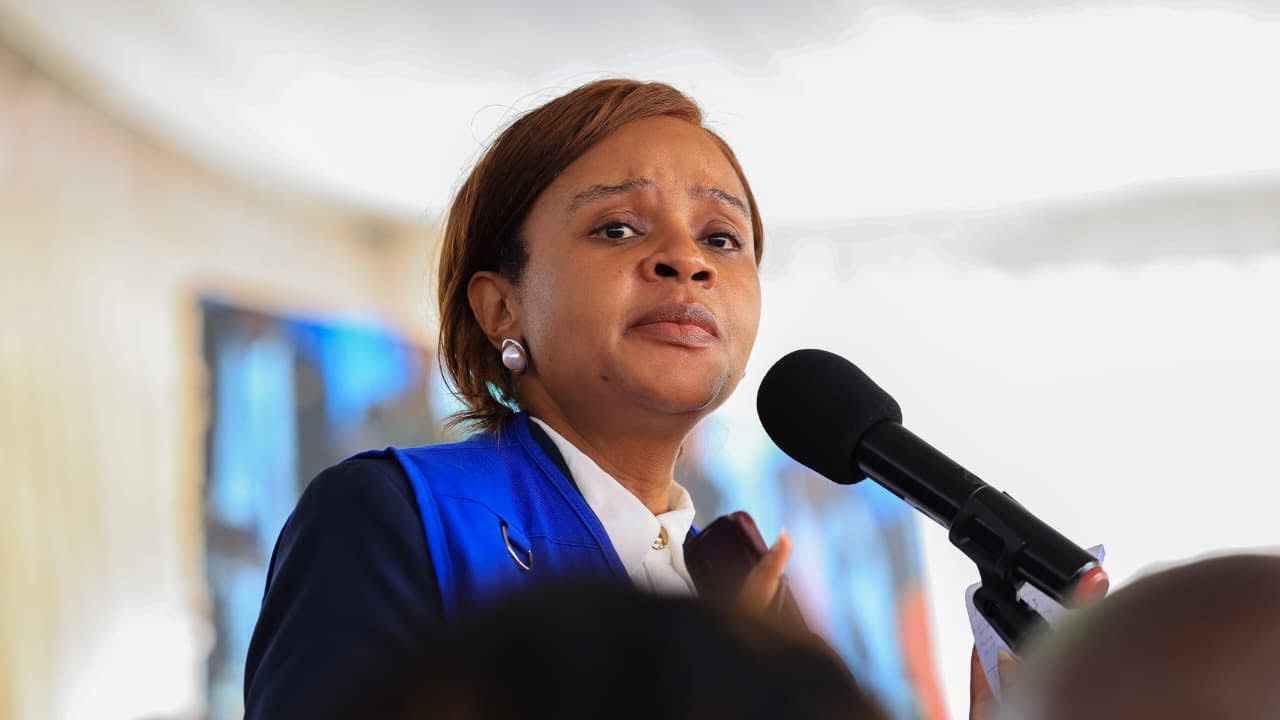 File image of Social Health Authority (SHA) CEO Mercy Mwangangi