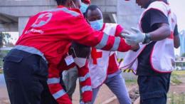 File image of Kenya Red Cross personnel at work