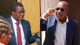 File image of Energy Cabinet Secretary Opiyo Wandayi and Kakamega Senator Boni Khalwale