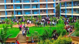 File image of University of Kabianga students after the incident