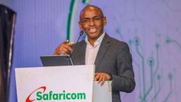 File image of Safaricom CEO Peter Ndegwa
